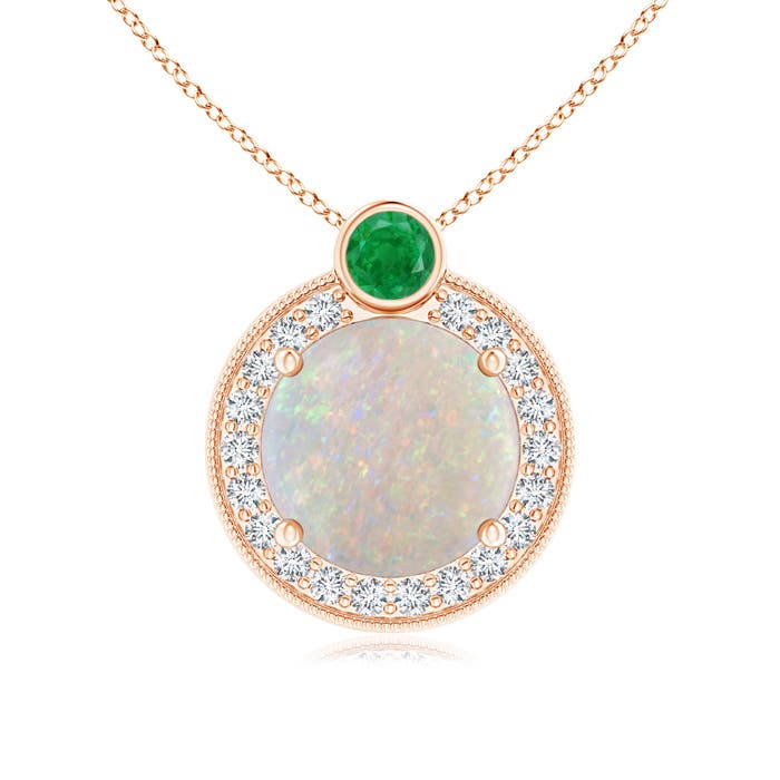 AA - Opal / 1.37 CT / 14 KT Rose Gold