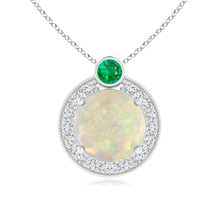 AAA - Opal / 1.37 CT / 14 KT White Gold