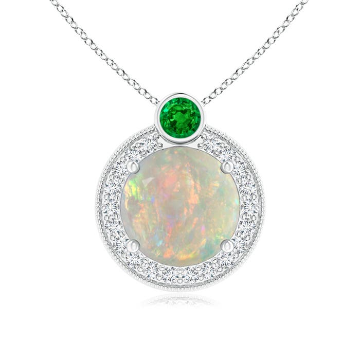 AAAA - Opal / 1.37 CT / 14 KT White Gold