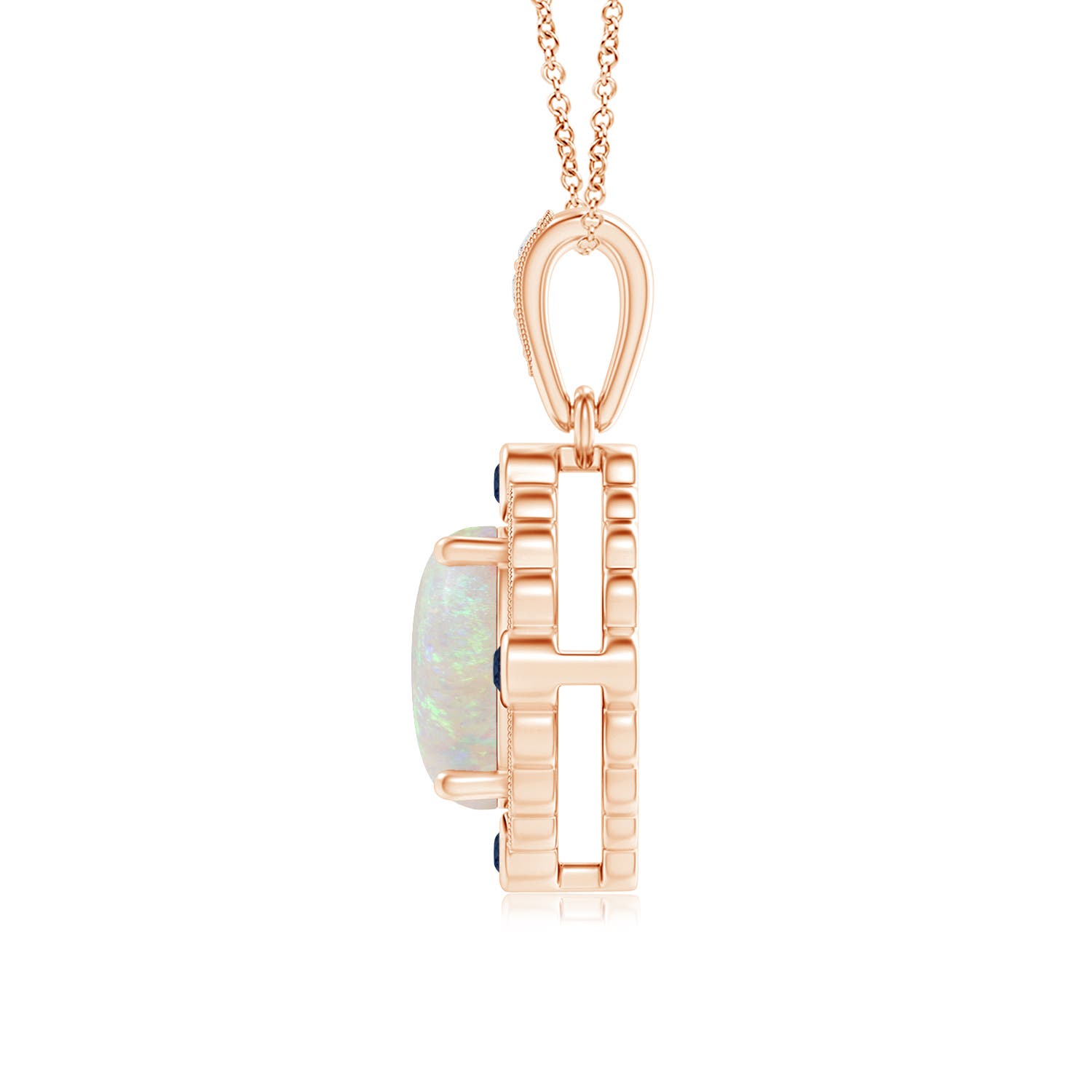 AA - Opal / 1.1 CT / 14 KT Rose Gold