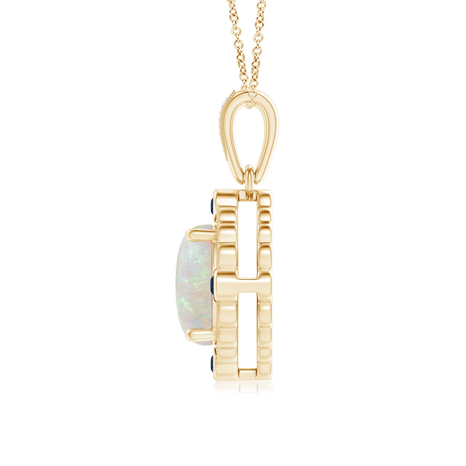 AA - Opal / 1.1 CT / 14 KT Yellow Gold