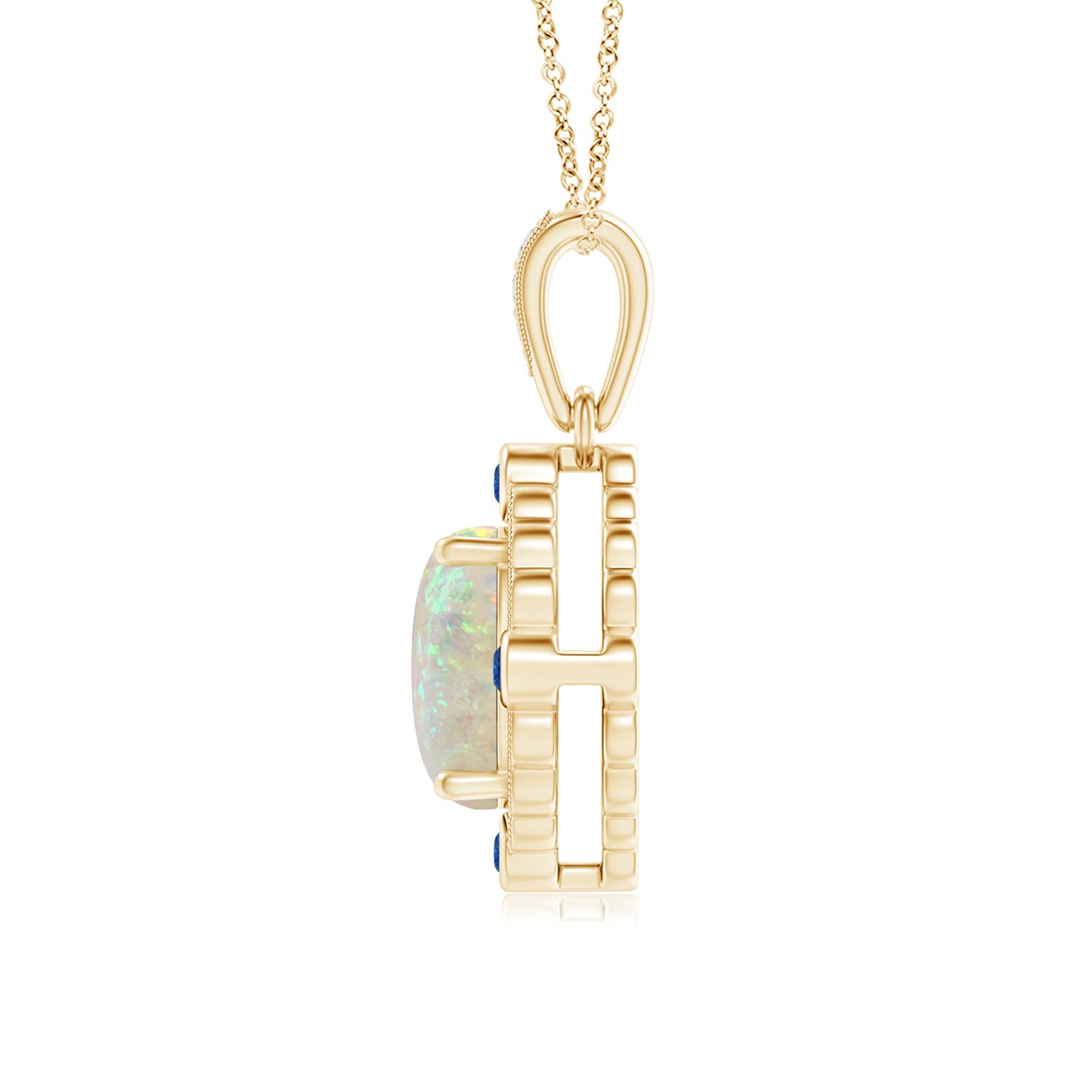 AAA - Opal / 1.1 CT / 14 KT Yellow Gold