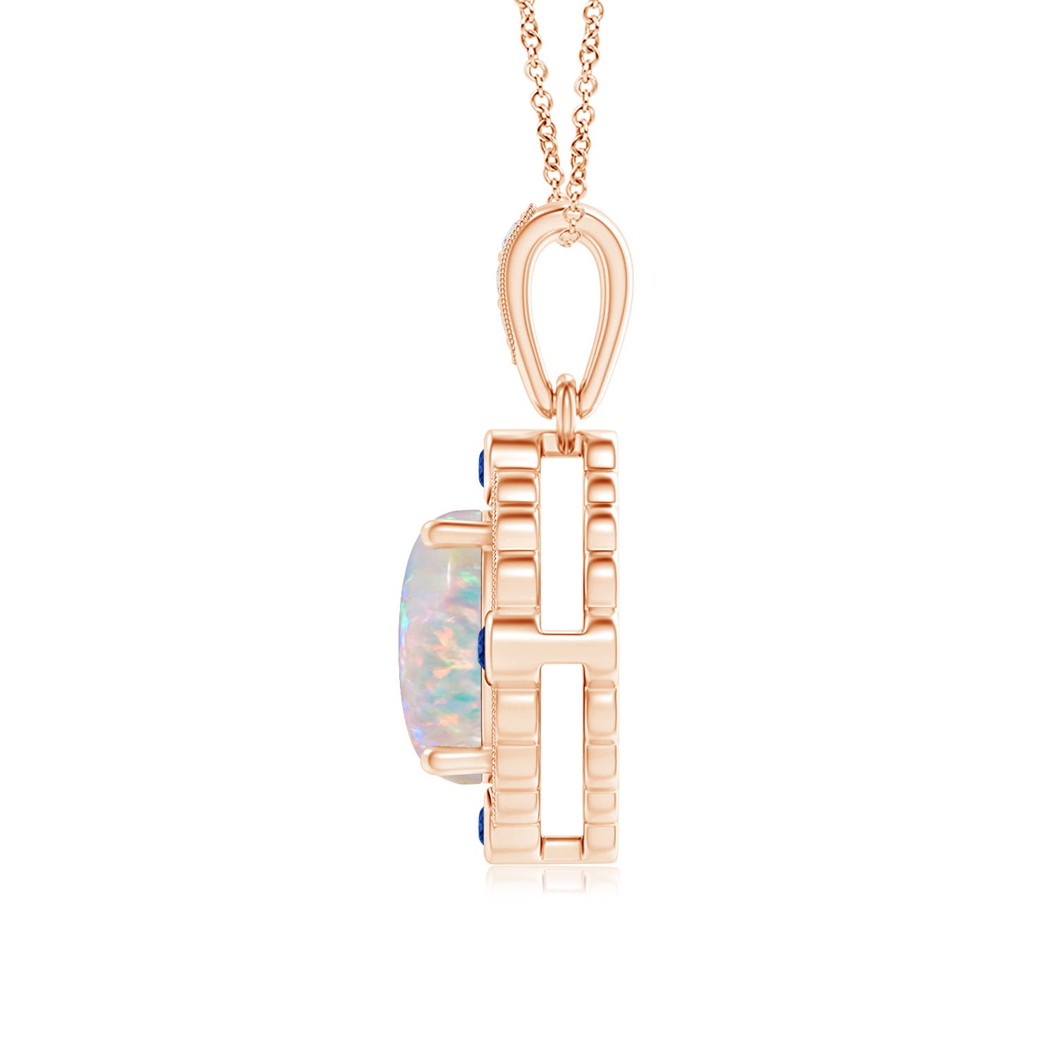 AAAA - Opal / 1.1 CT / 14 KT Rose Gold