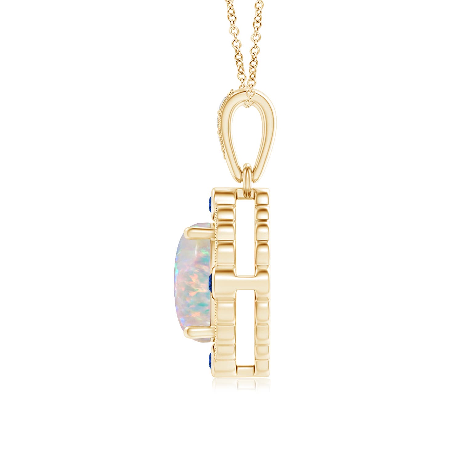 AAAA - Opal / 1.1 CT / 14 KT Yellow Gold