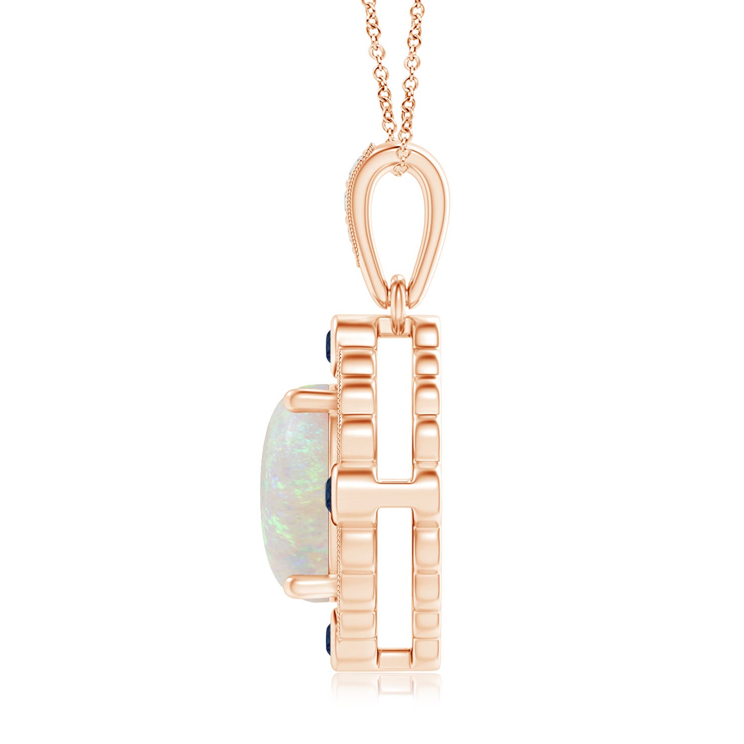 AA - Opal / 1.39 CT / 14 KT Rose Gold