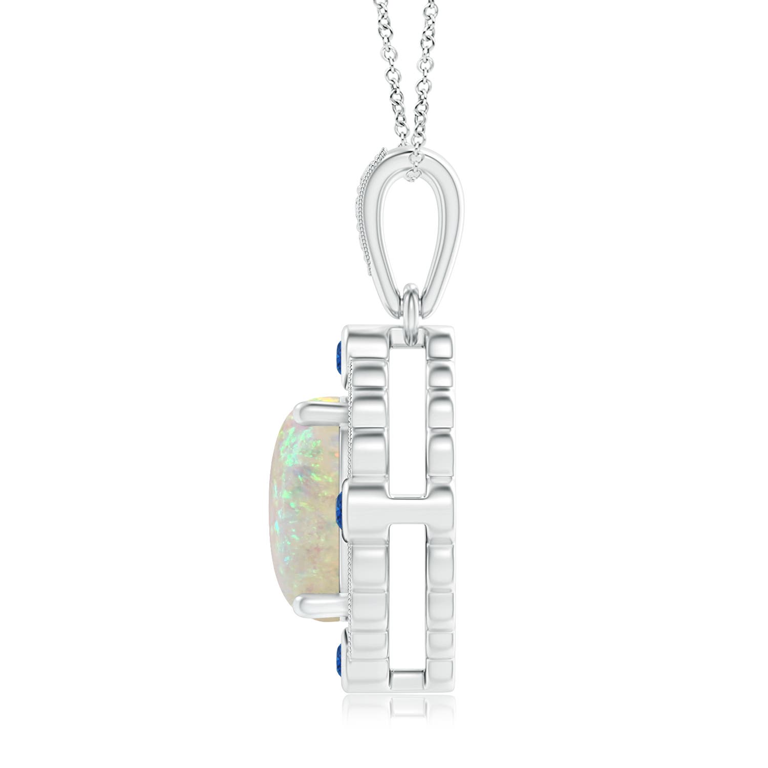 AAA - Opal / 1.39 CT / 14 KT White Gold