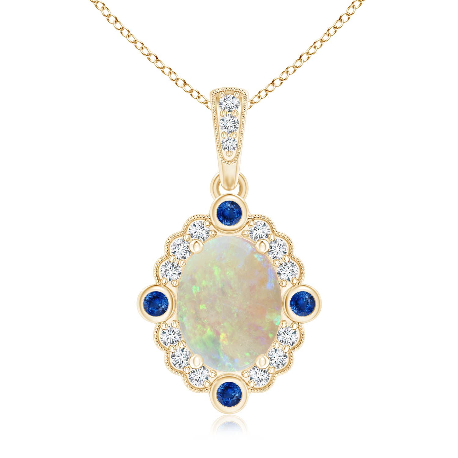 AAA - Opal / 1.39 CT / 14 KT Yellow Gold