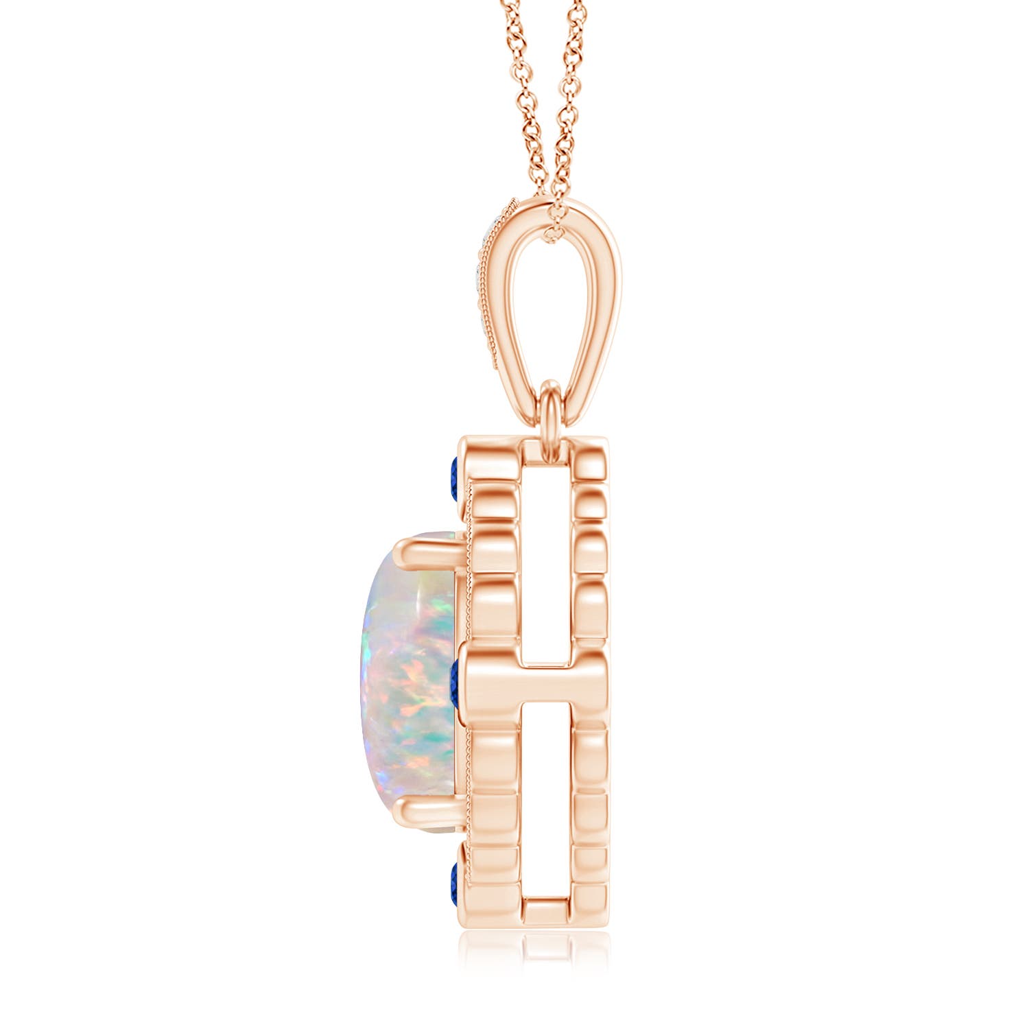 AAAA - Opal / 1.39 CT / 14 KT Rose Gold