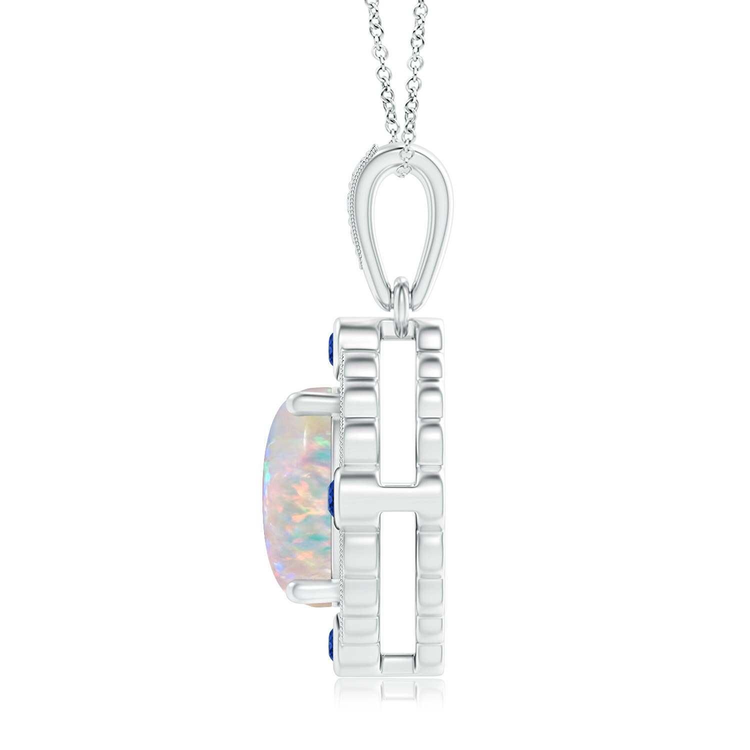 AAAA - Opal / 1.39 CT / 14 KT White Gold