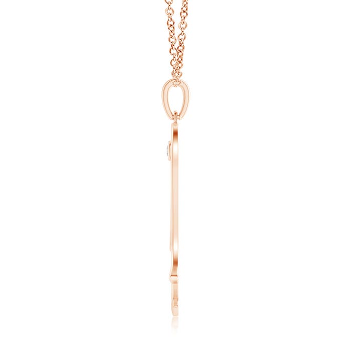 H, SI2 / 0.04 CT / 14 KT Rose Gold