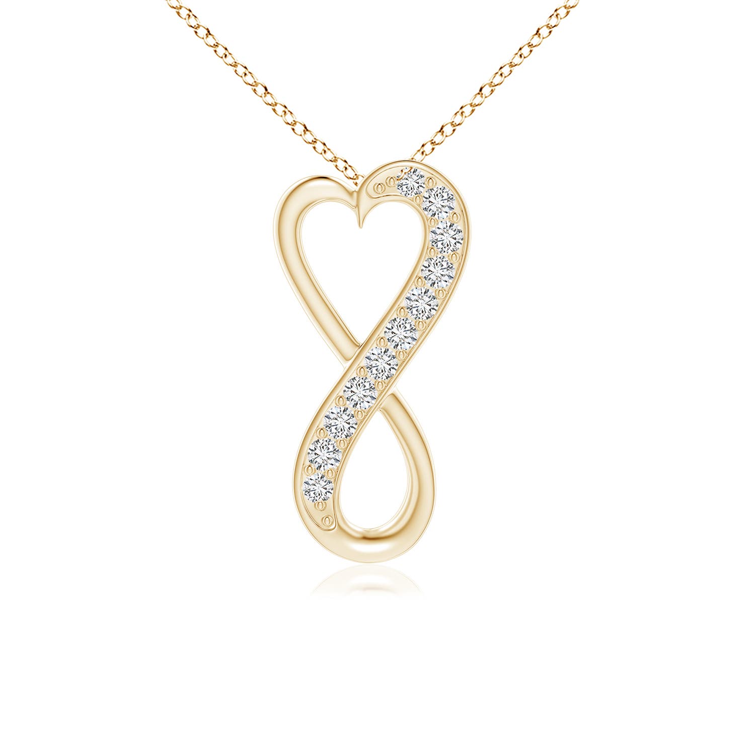 H, SI2 / 0.11 CT / 14 KT Yellow Gold