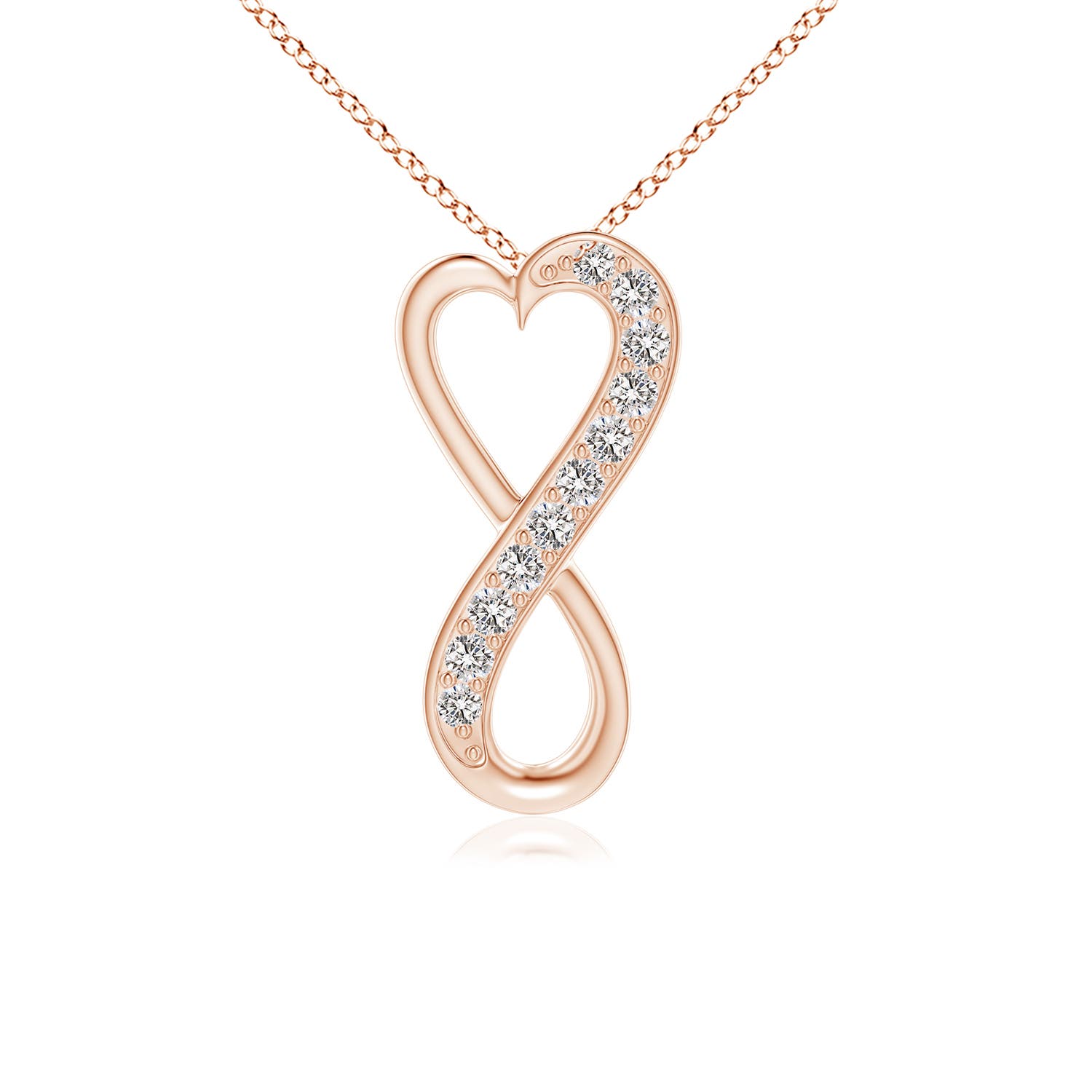 I-J, I1-I2 / 0.11 CT / 14 KT Rose Gold