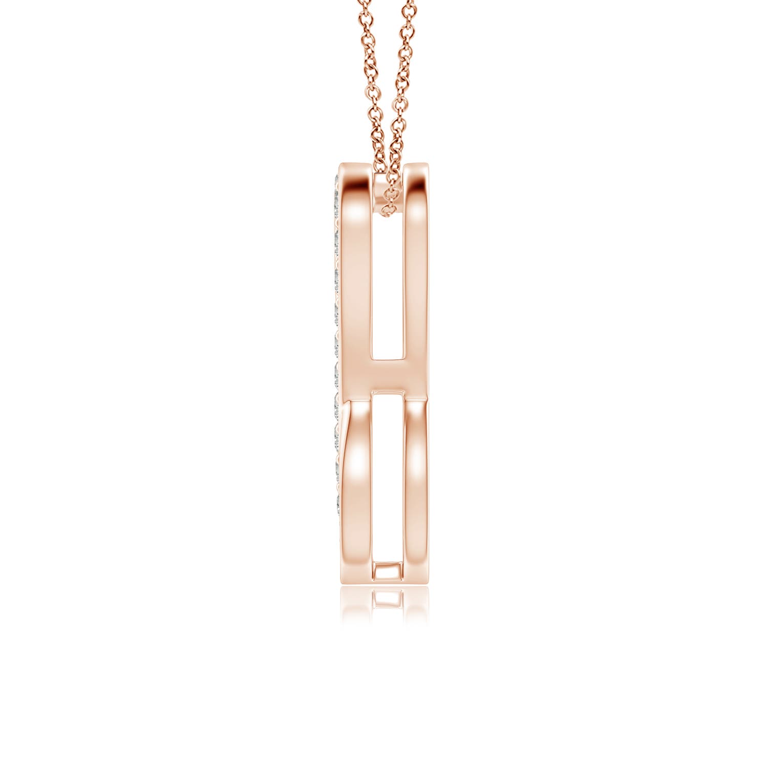 K, I3 / 0.11 CT / 14 KT Rose Gold