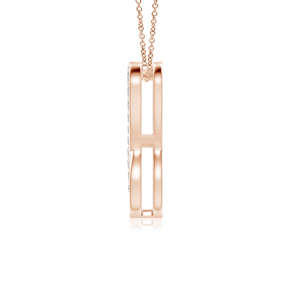 1.3mm KI3 Pave-Set Diamond Infinity Heart Pendant in Rose Gold side 199