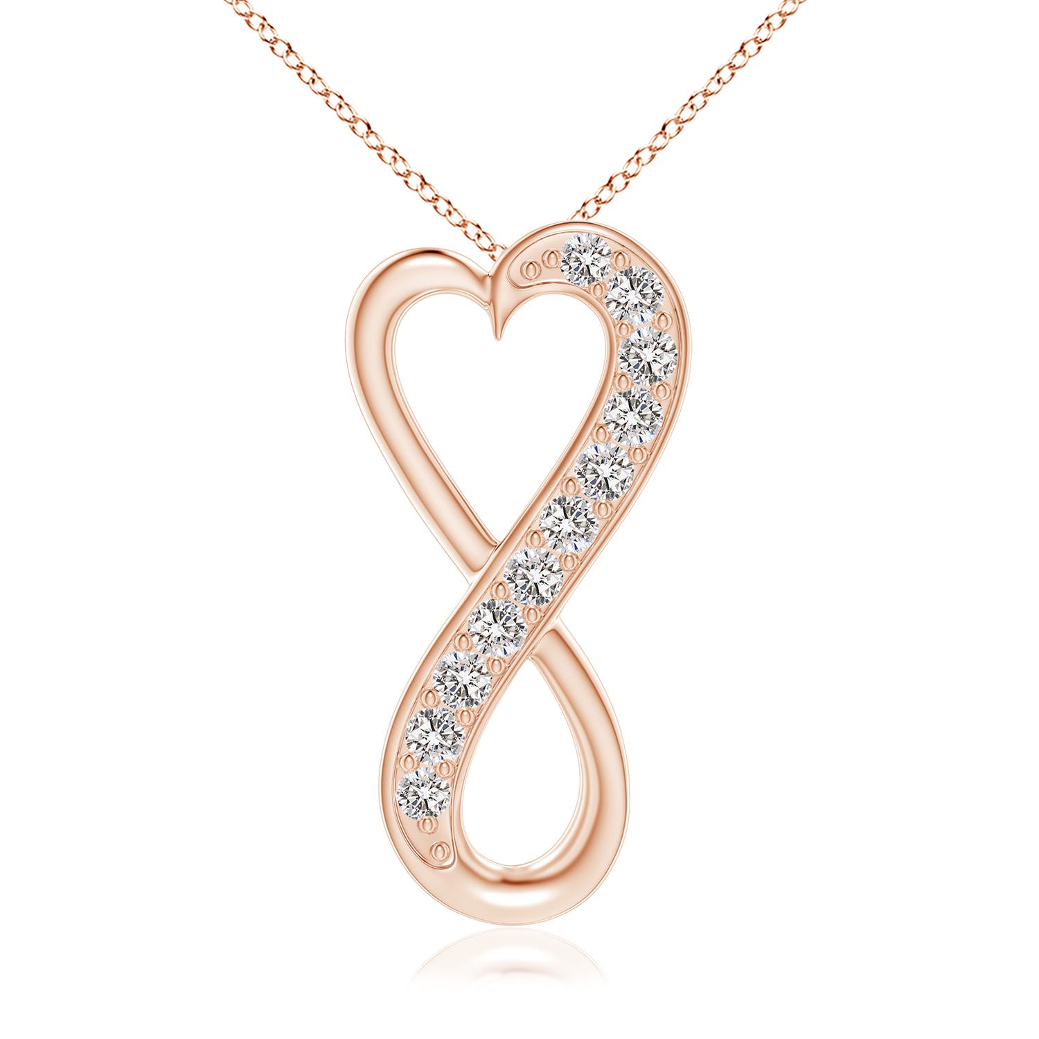 I-J, I1-I2 / 0.21 CT / 14 KT Rose Gold