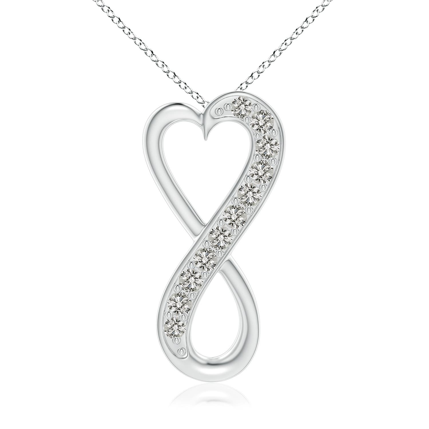 K, I3 / 0.21 CT / 14 KT White Gold