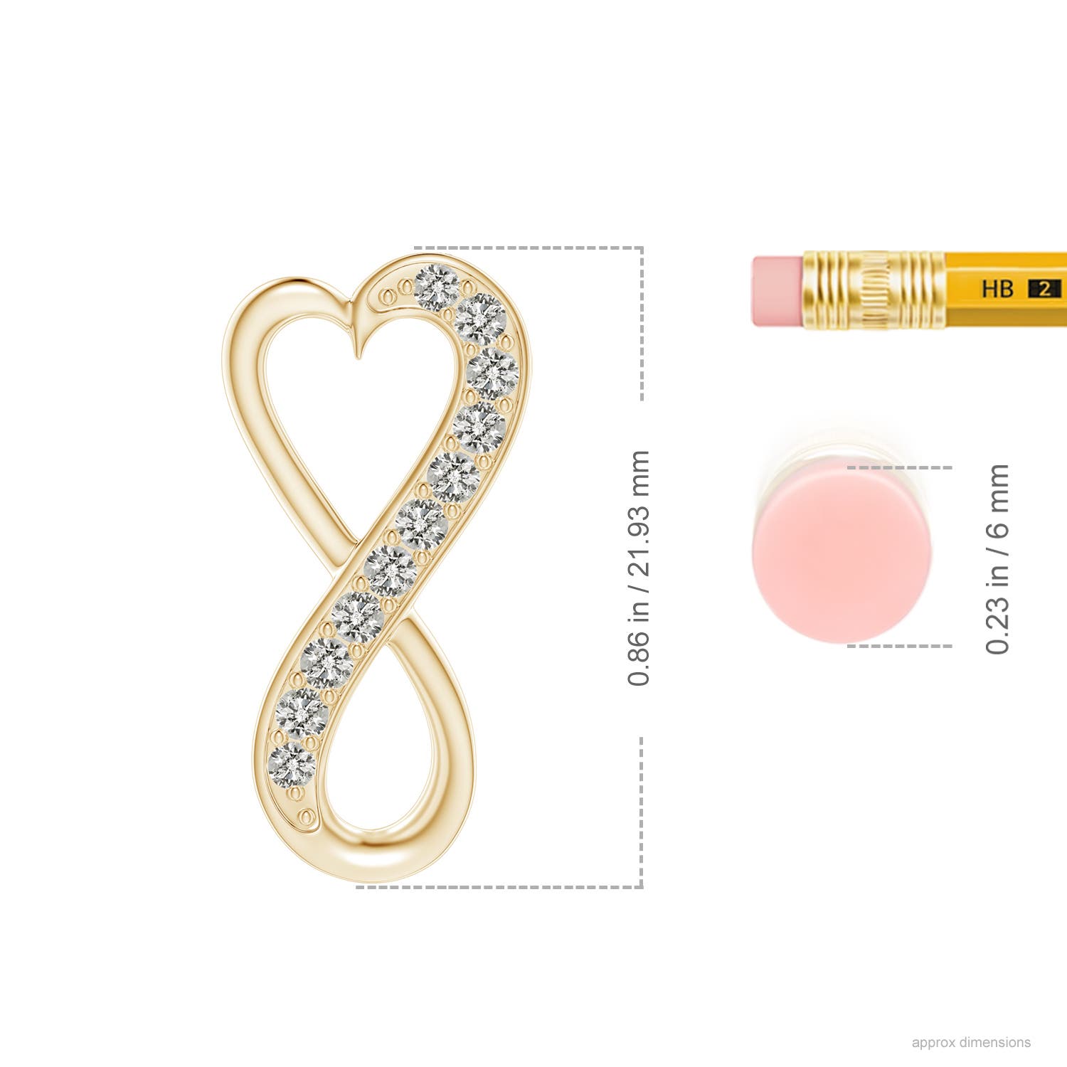 K, I3 / 0.21 CT / 14 KT Yellow Gold