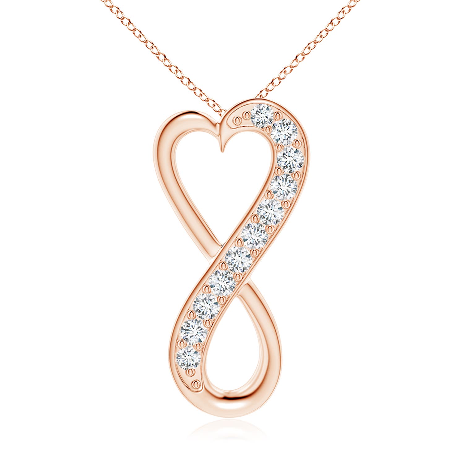 G, VS2 / 0.52 CT / 14 KT Rose Gold