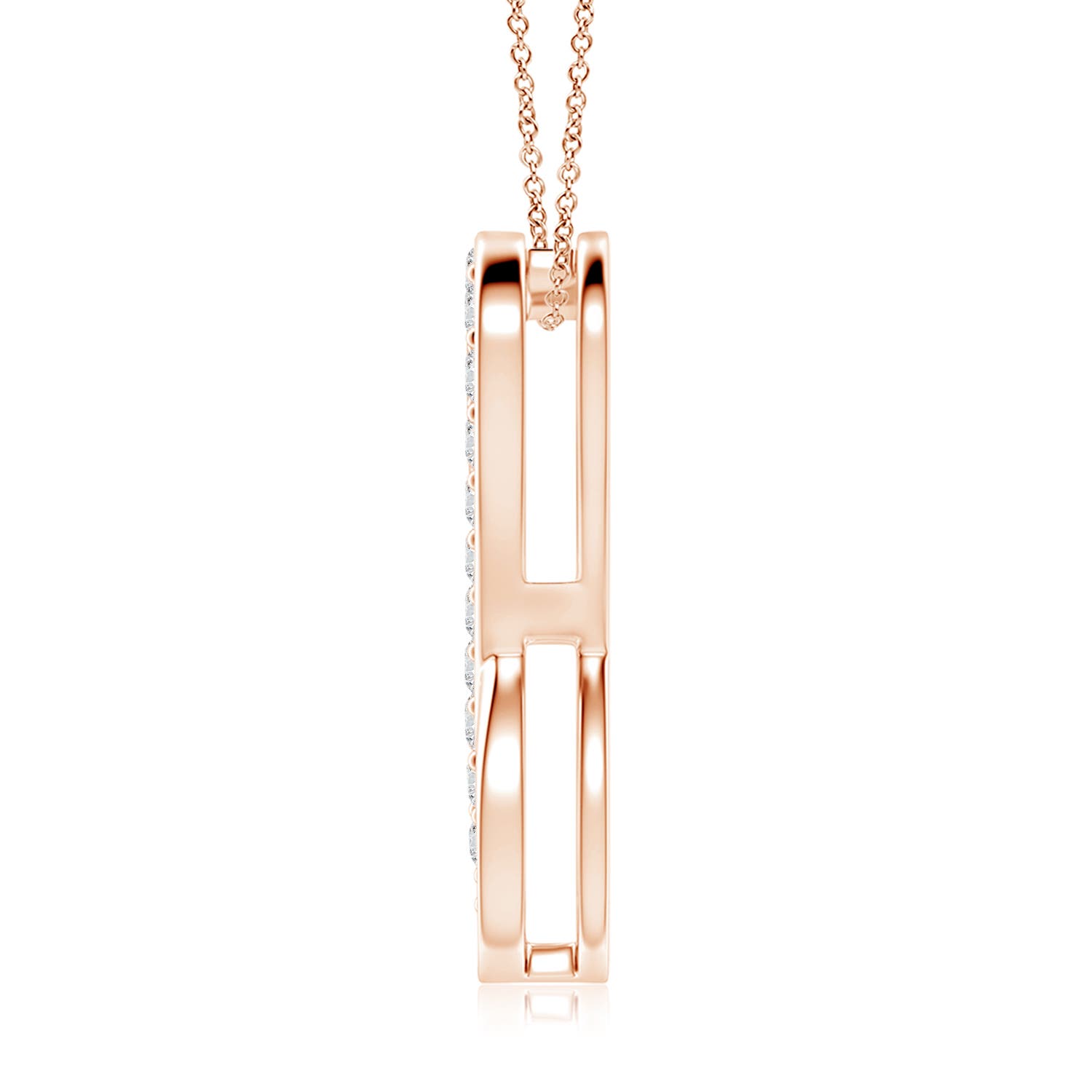 H, SI2 / 0.52 CT / 14 KT Rose Gold