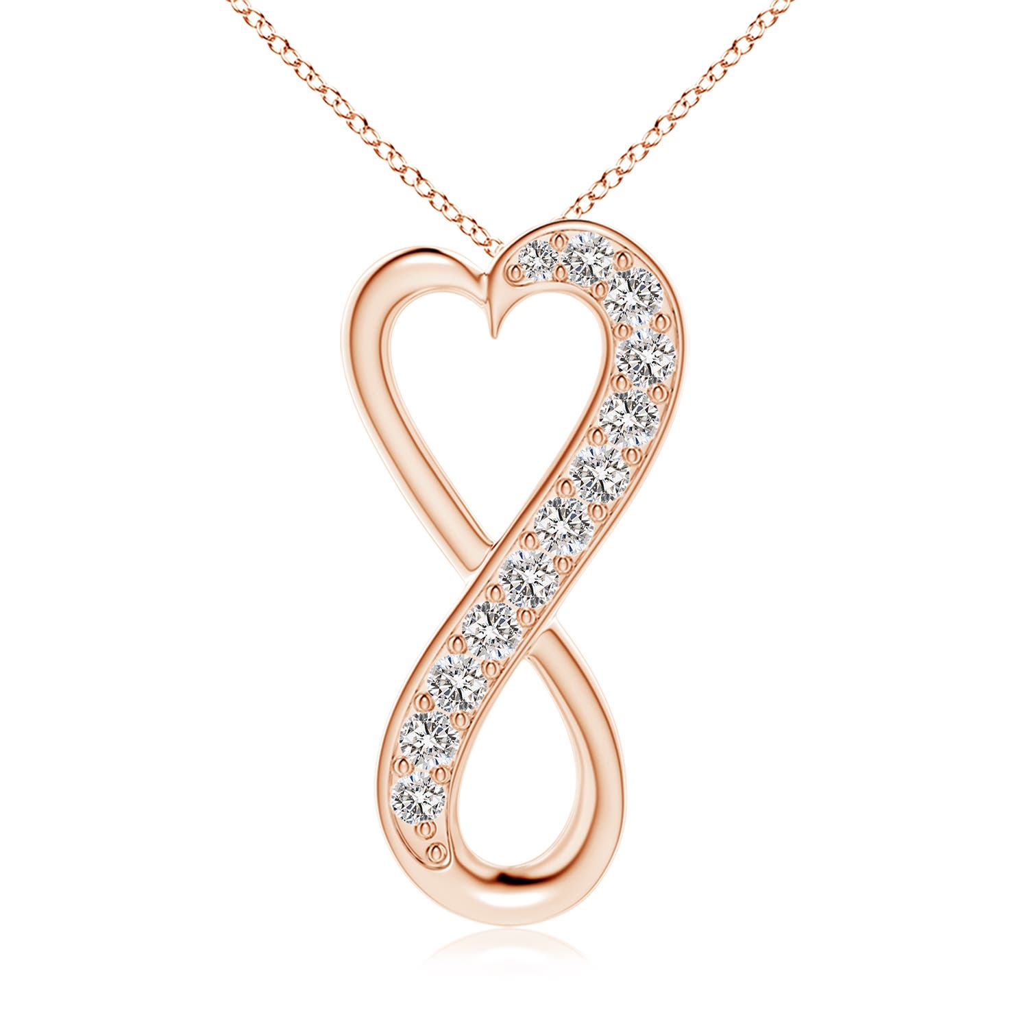 I-J, I1-I2 / 0.52 CT / 14 KT Rose Gold