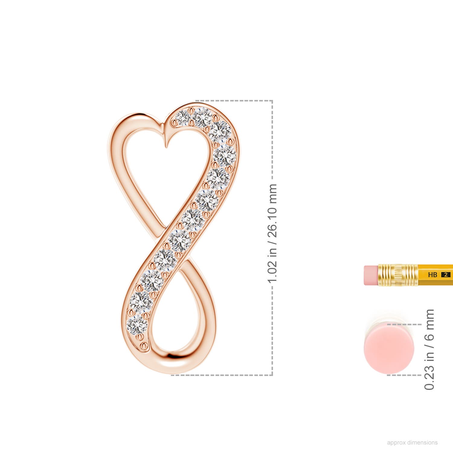 I-J, I1-I2 / 0.52 CT / 14 KT Rose Gold