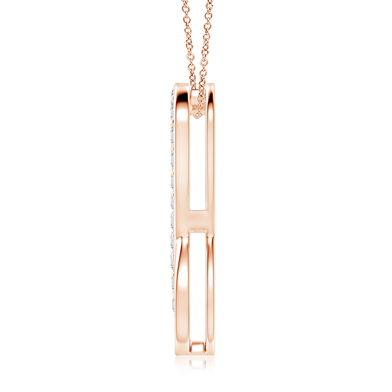 H, SI2 / 1.03 CT / 14 KT Rose Gold