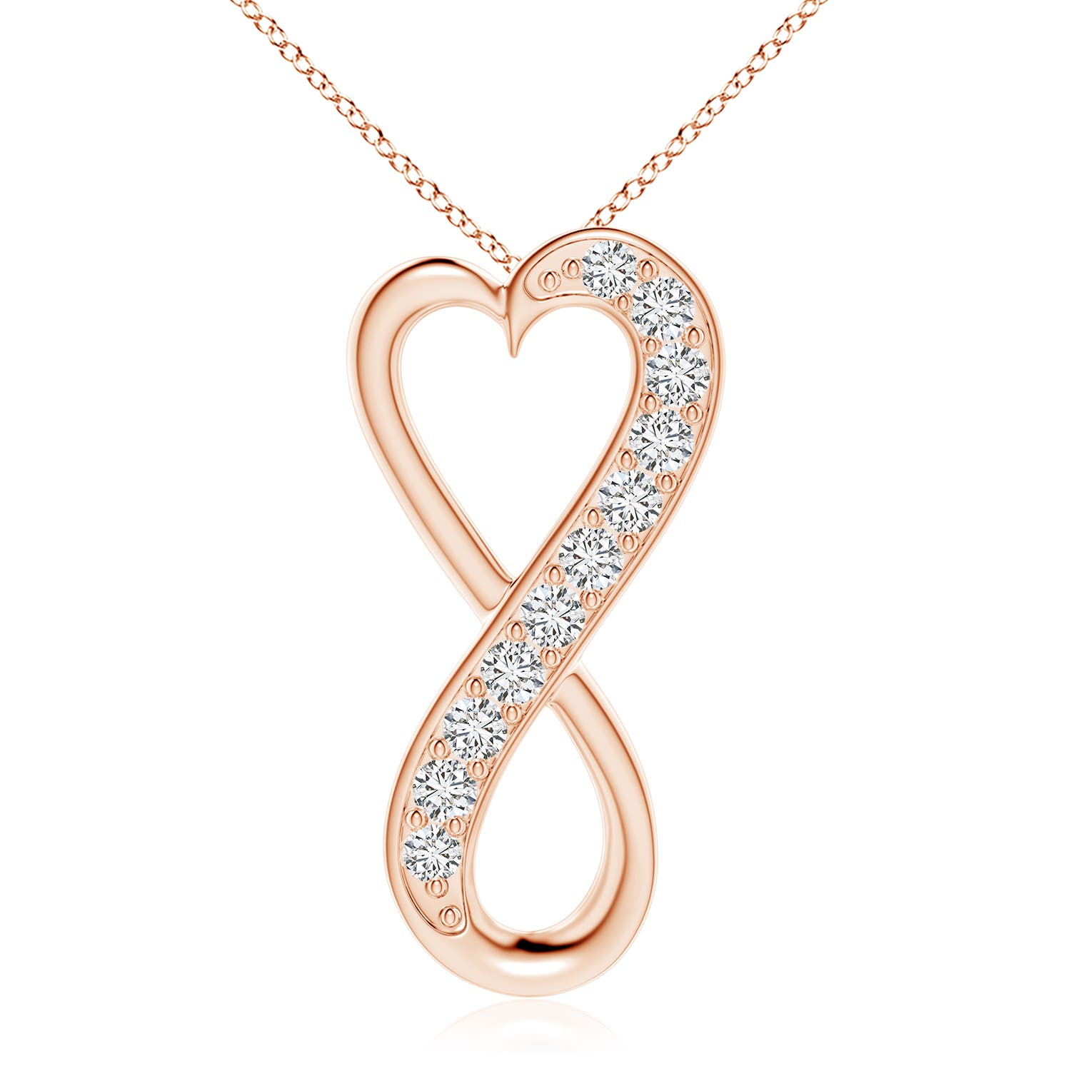 H, SI2 / 1.47 CT / 14 KT Rose Gold