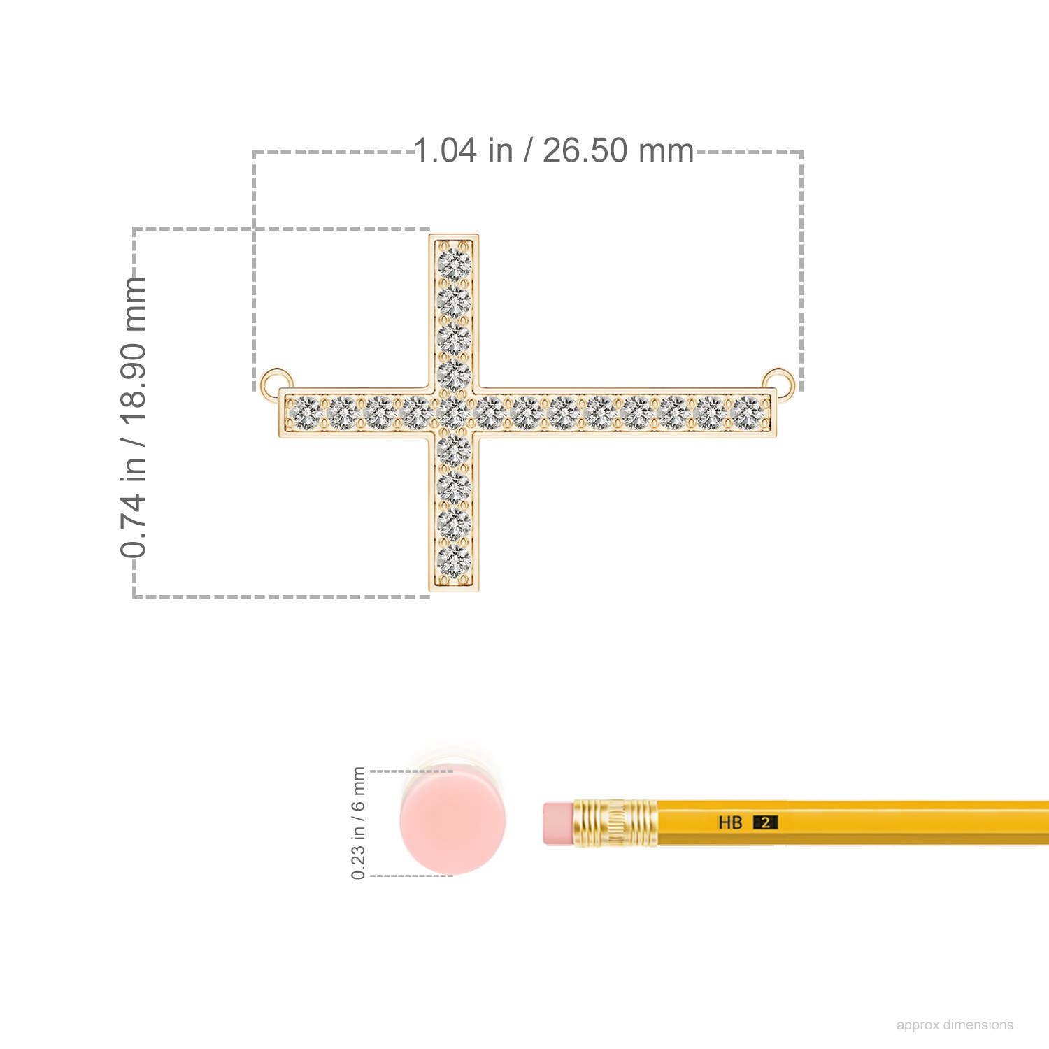 K, I3 / 0.48 CT / 14 KT Yellow Gold