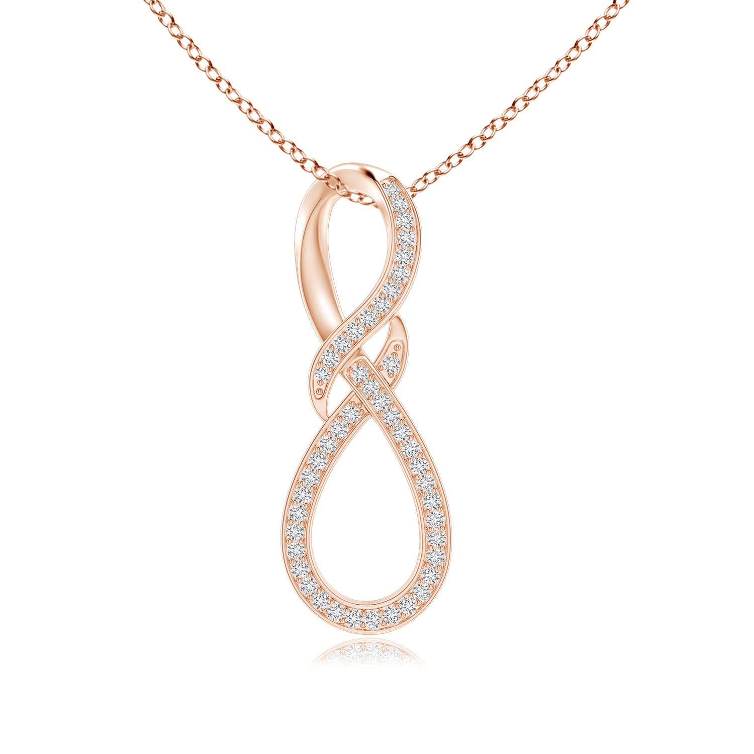 H, SI2 / 0.2 CT / 14 KT Rose Gold