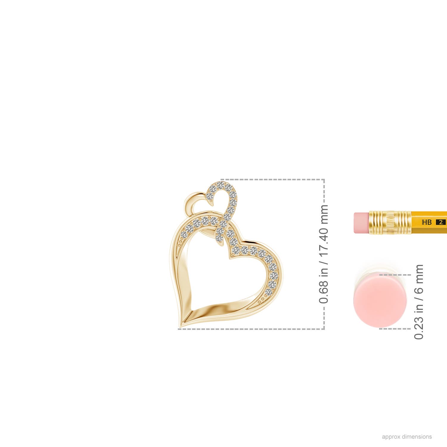 K, I3 / 0.09 CT / 14 KT Yellow Gold