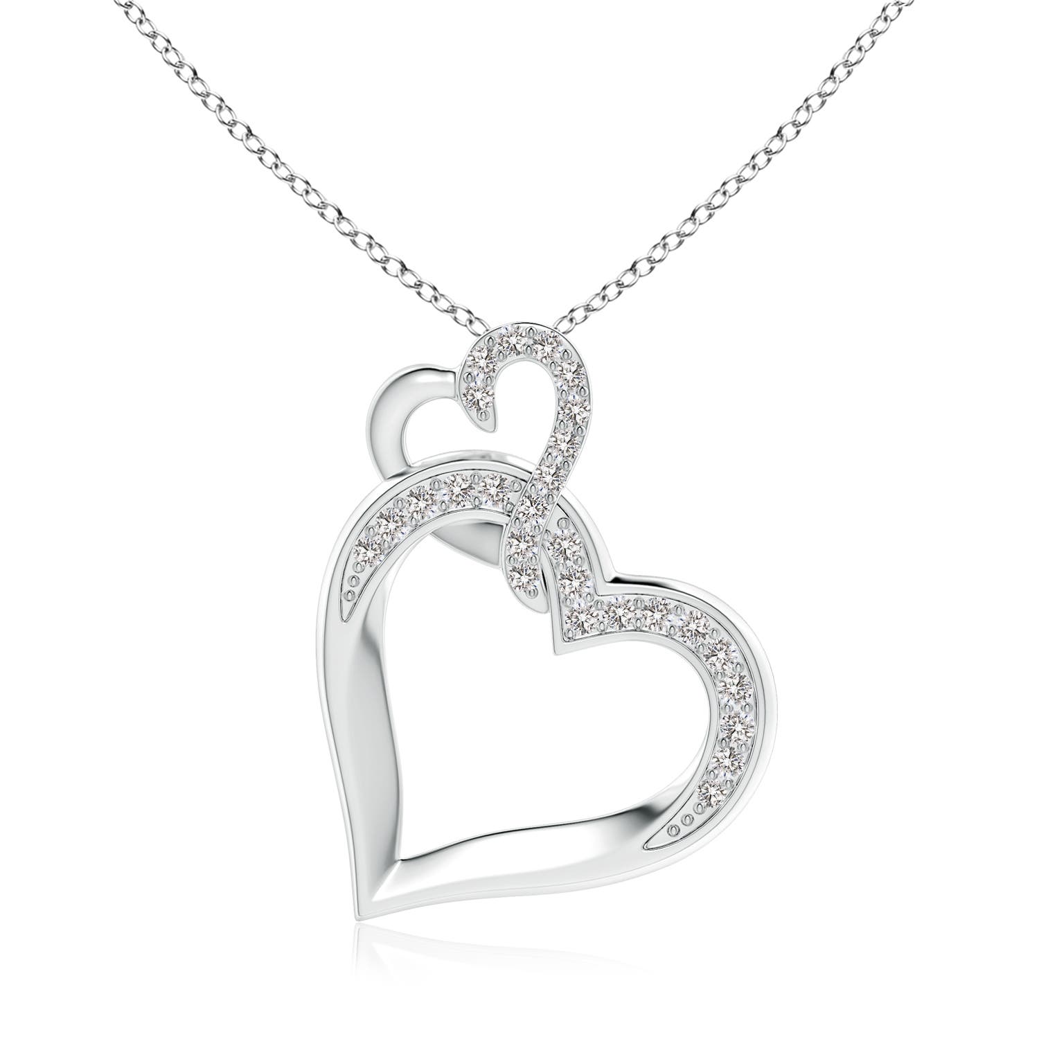 I-J, I1-I2 / 0.52 CT / 14 KT White Gold