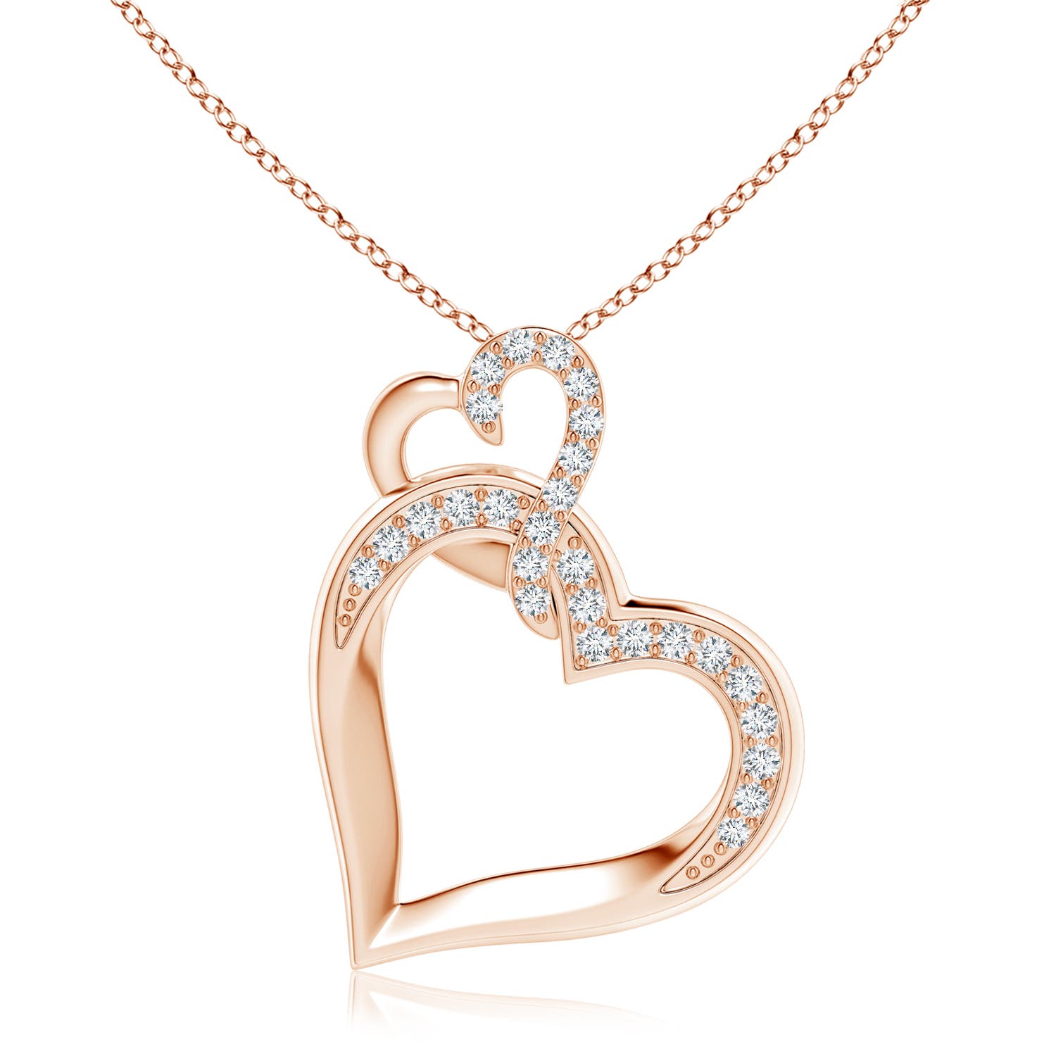 G, VS2 / 0.99 CT / 14 KT Rose Gold