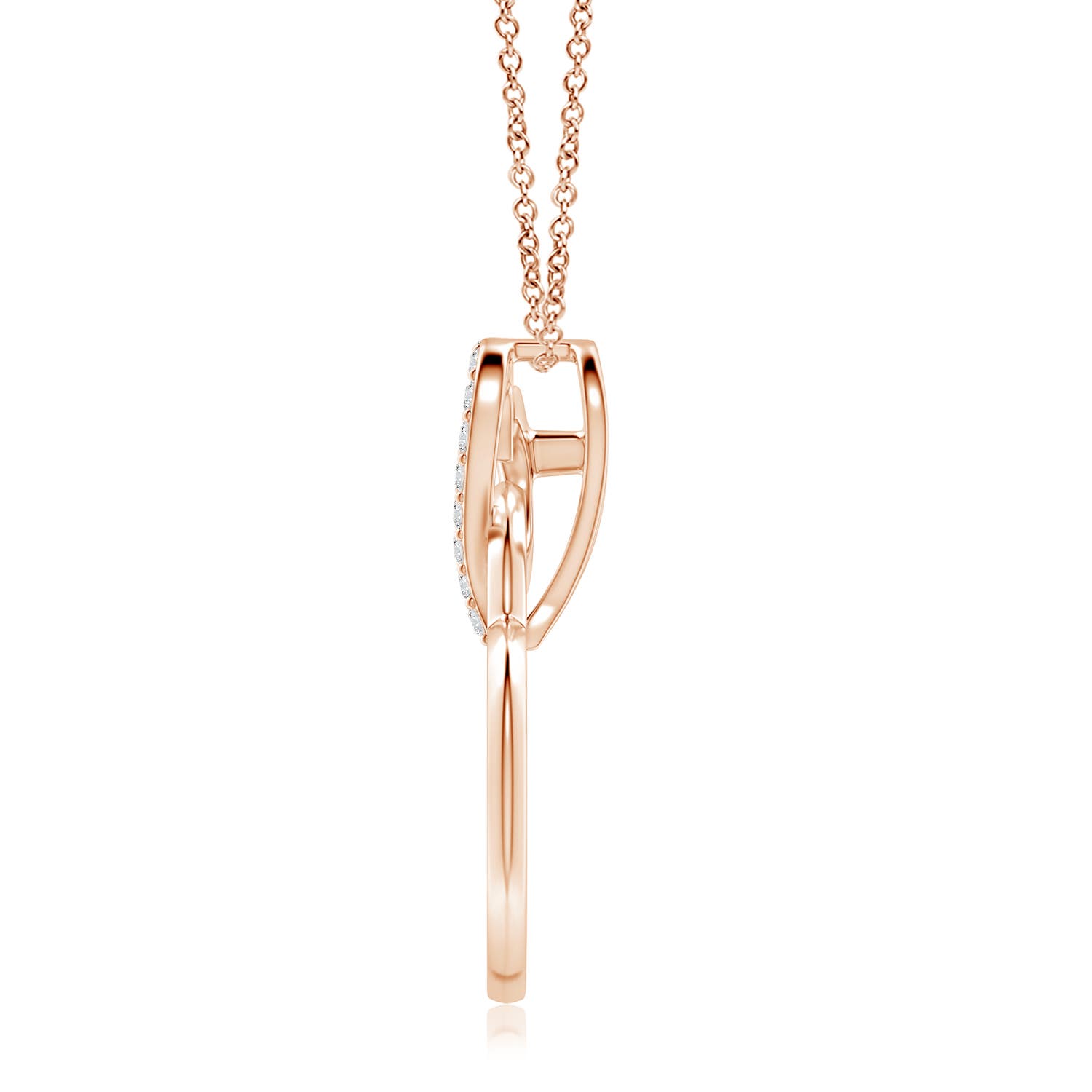 H, SI2 / 0.99 CT / 14 KT Rose Gold