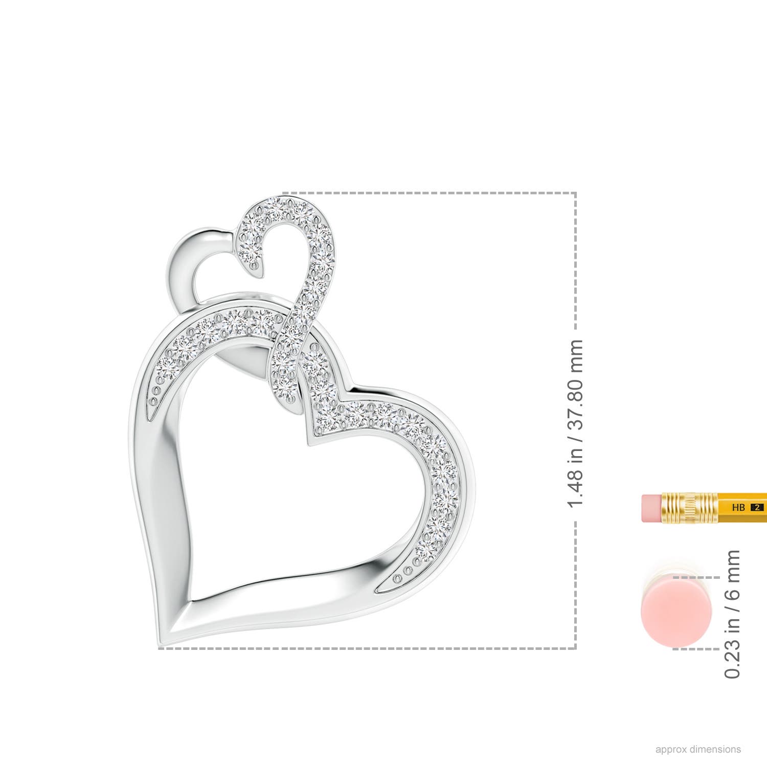 H, SI2 / 0.99 CT / 14 KT White Gold