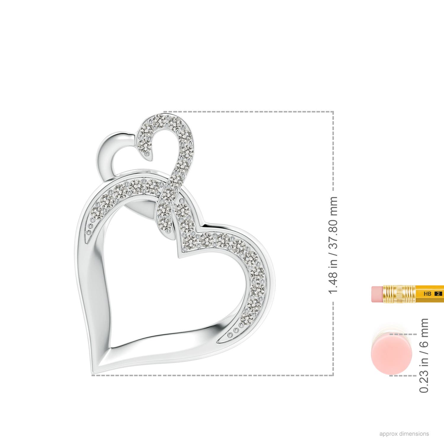 K, I3 / 0.99 CT / 14 KT White Gold