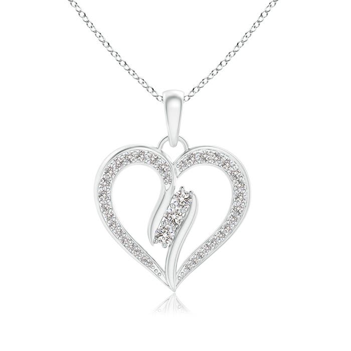 I-J, I1-I2 / 0.32 CT / 14 KT White Gold