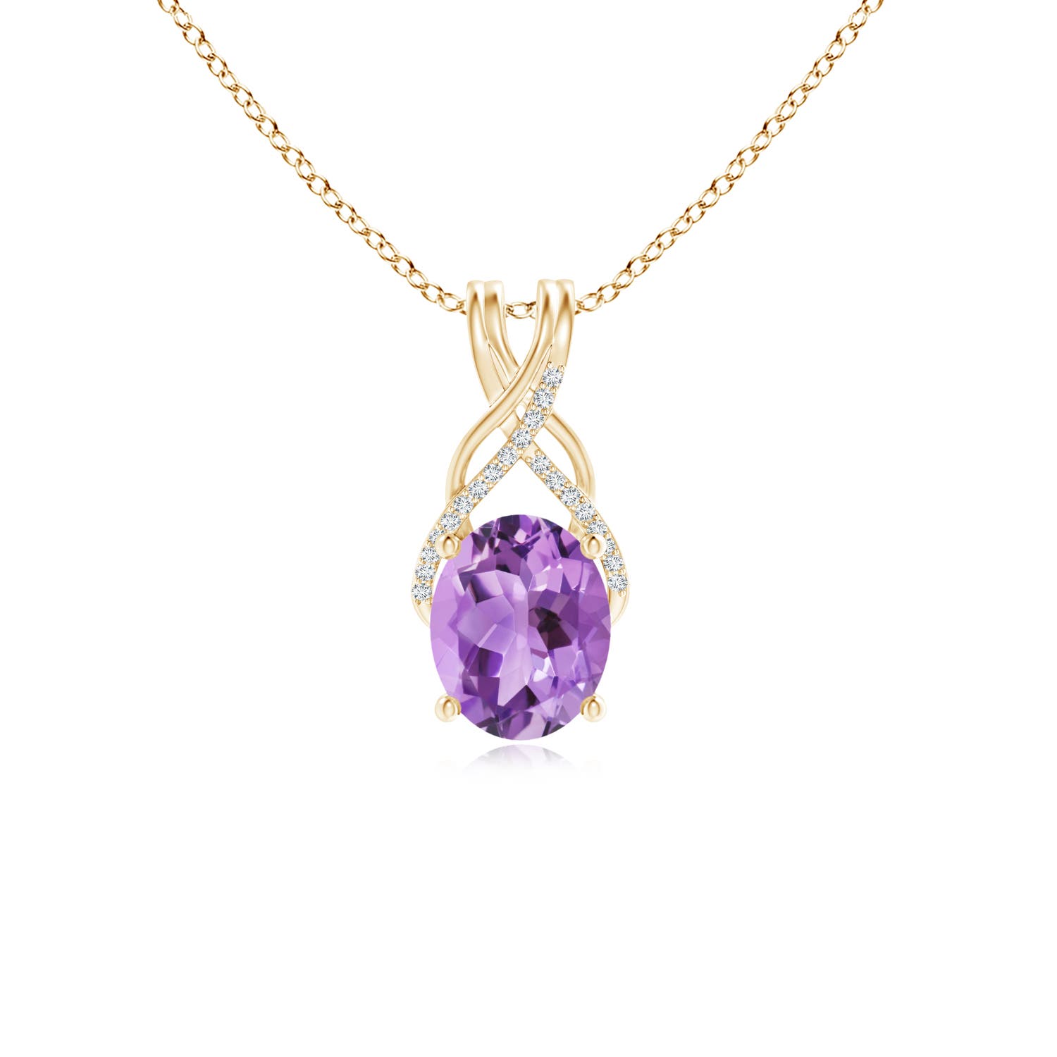 A - Amethyst / 2.35 CT / 14 KT Yellow Gold