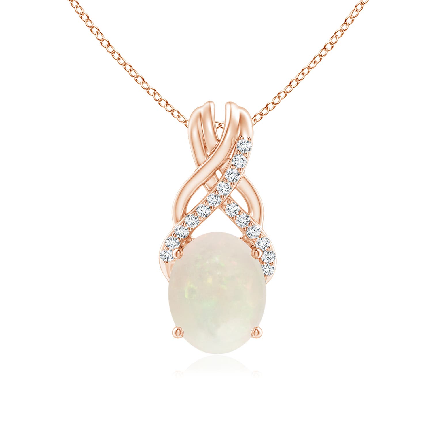 A - Opal / 1.55 CT / 14 KT Rose Gold