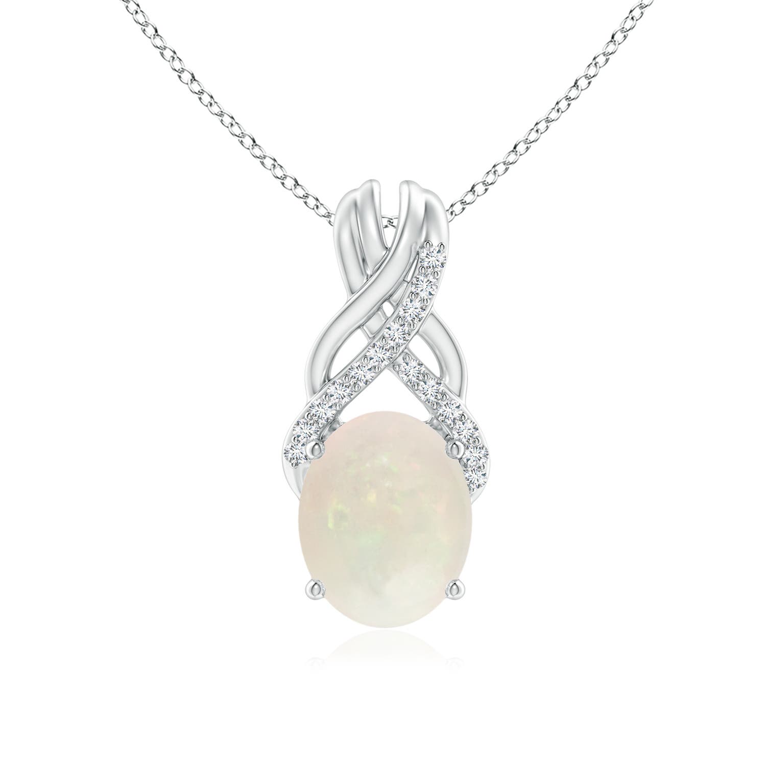 A - Opal / 1.55 CT / 14 KT White Gold