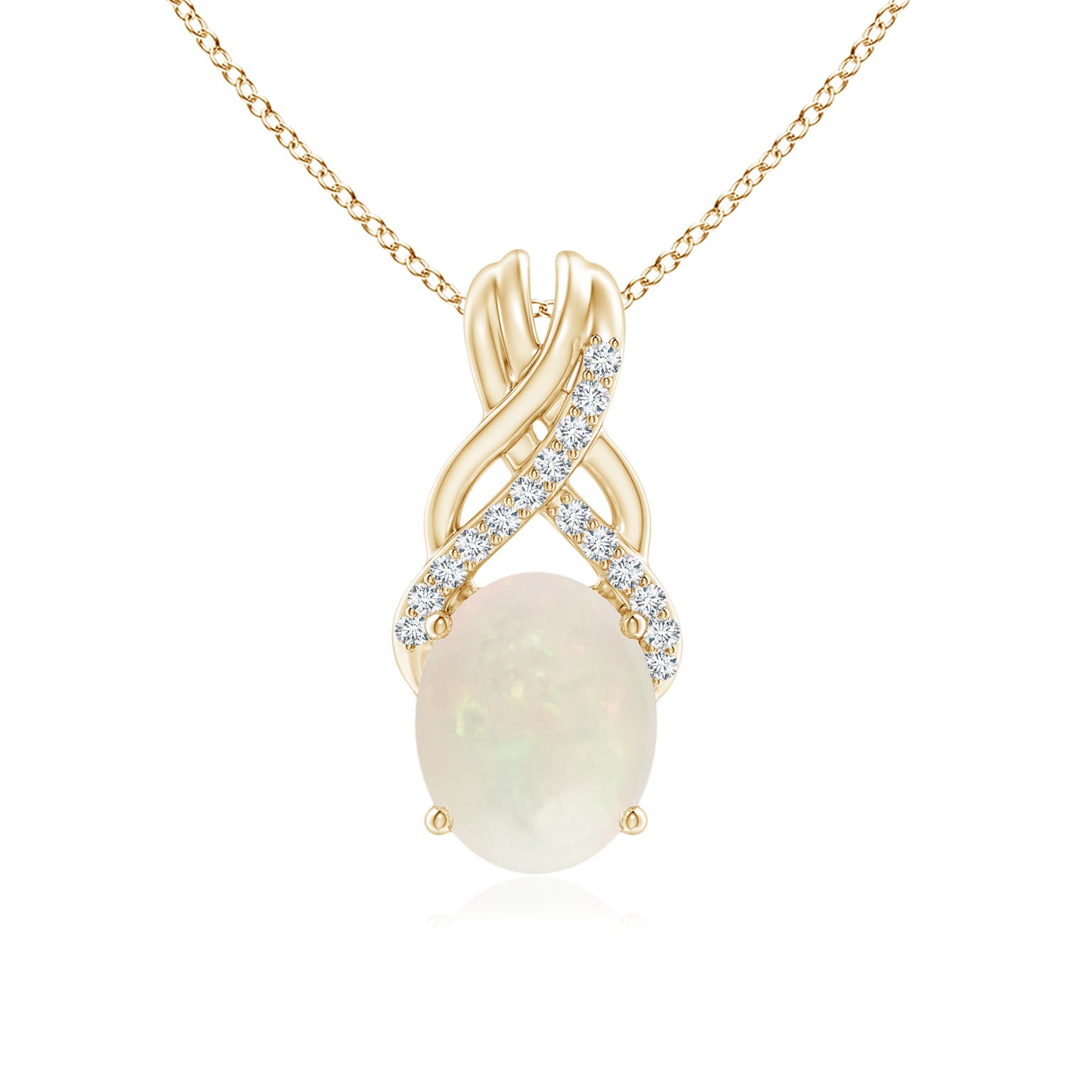 A - Opal / 1.55 CT / 14 KT Yellow Gold