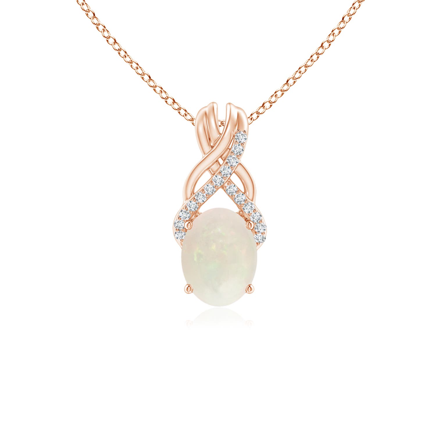 A - Opal / 0.85 CT / 14 KT Rose Gold