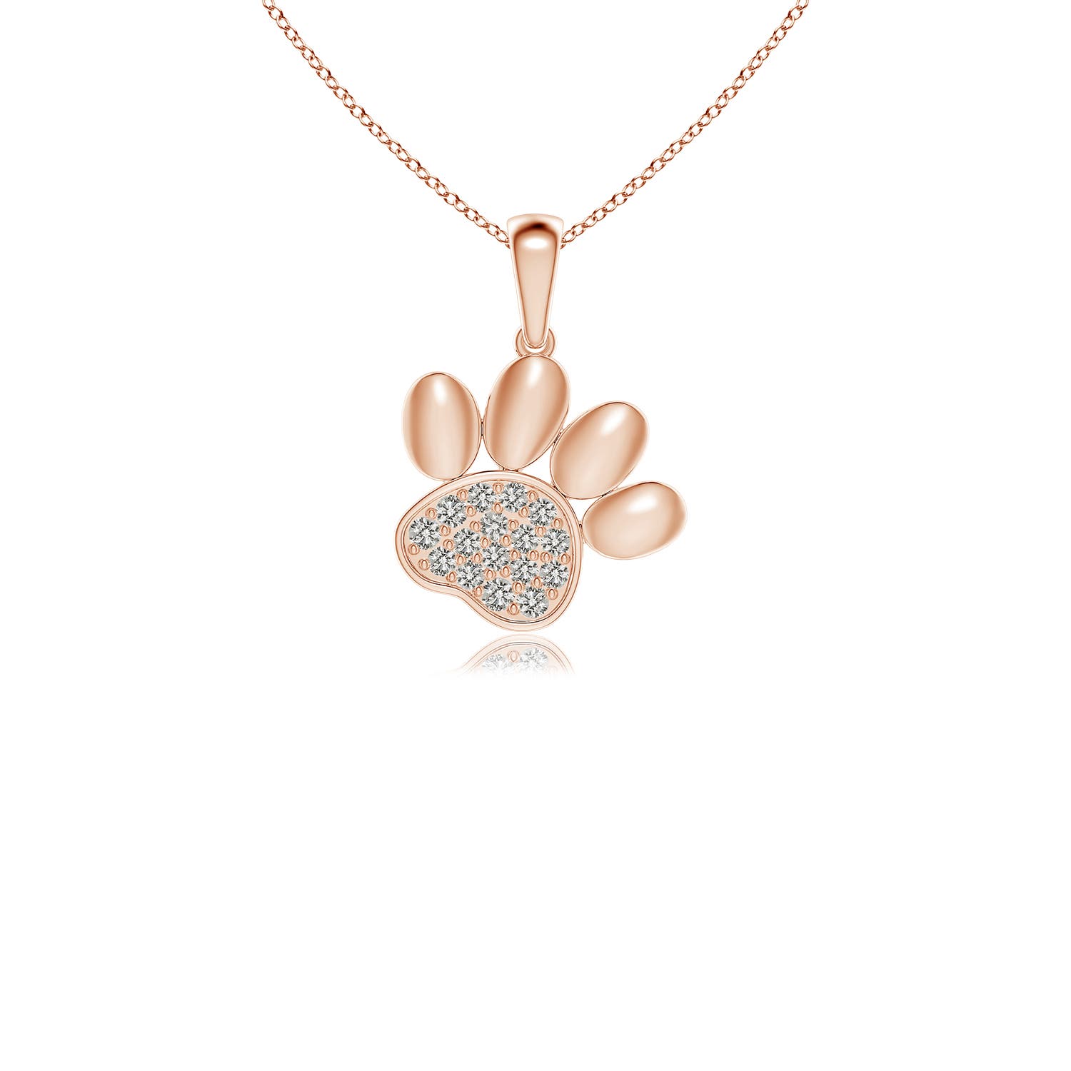 K, I3 / 0.17 CT / 14 KT Rose Gold