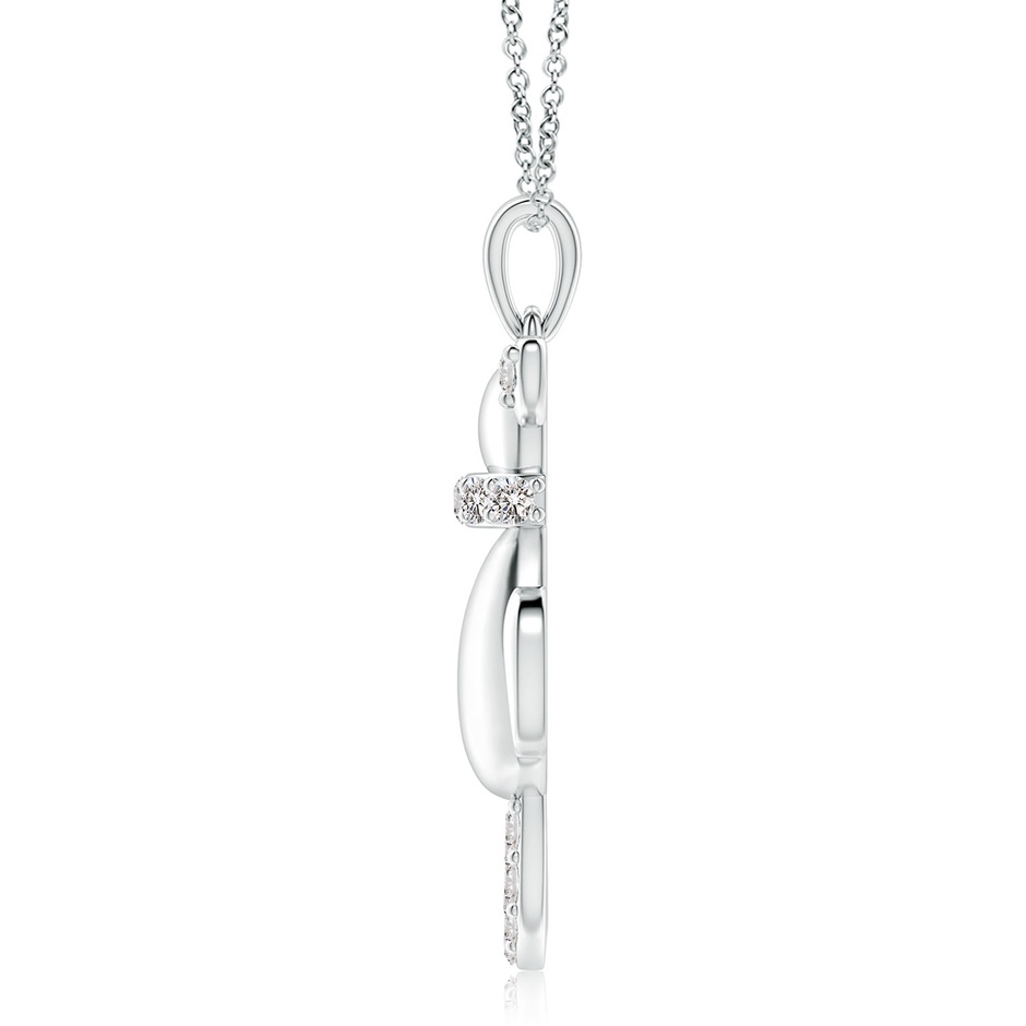 2.3mm IJI1I2 Classic Diamond Cat Pendant in S999 Silver side 199
