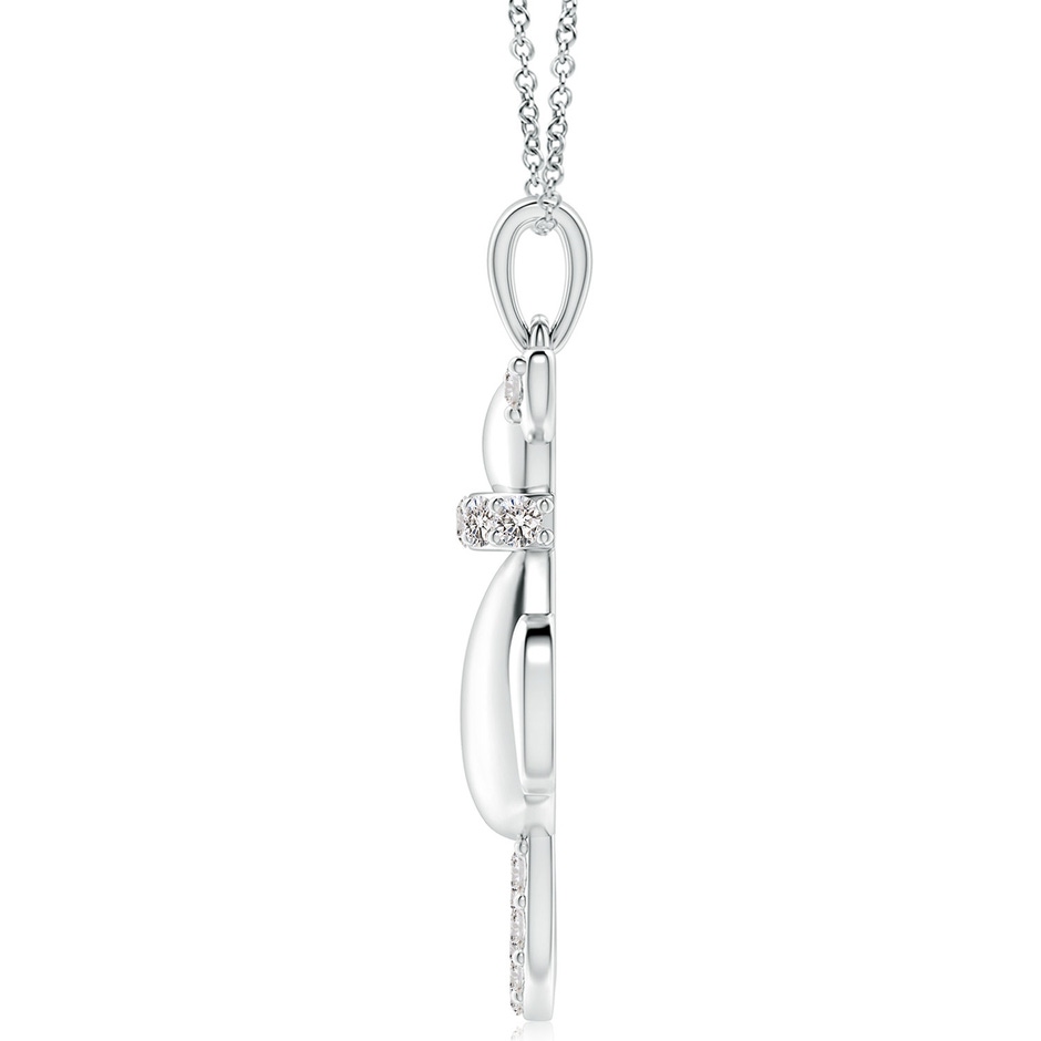 2.6mm IJI1I2 Classic Diamond Cat Pendant in S999 Silver side 199