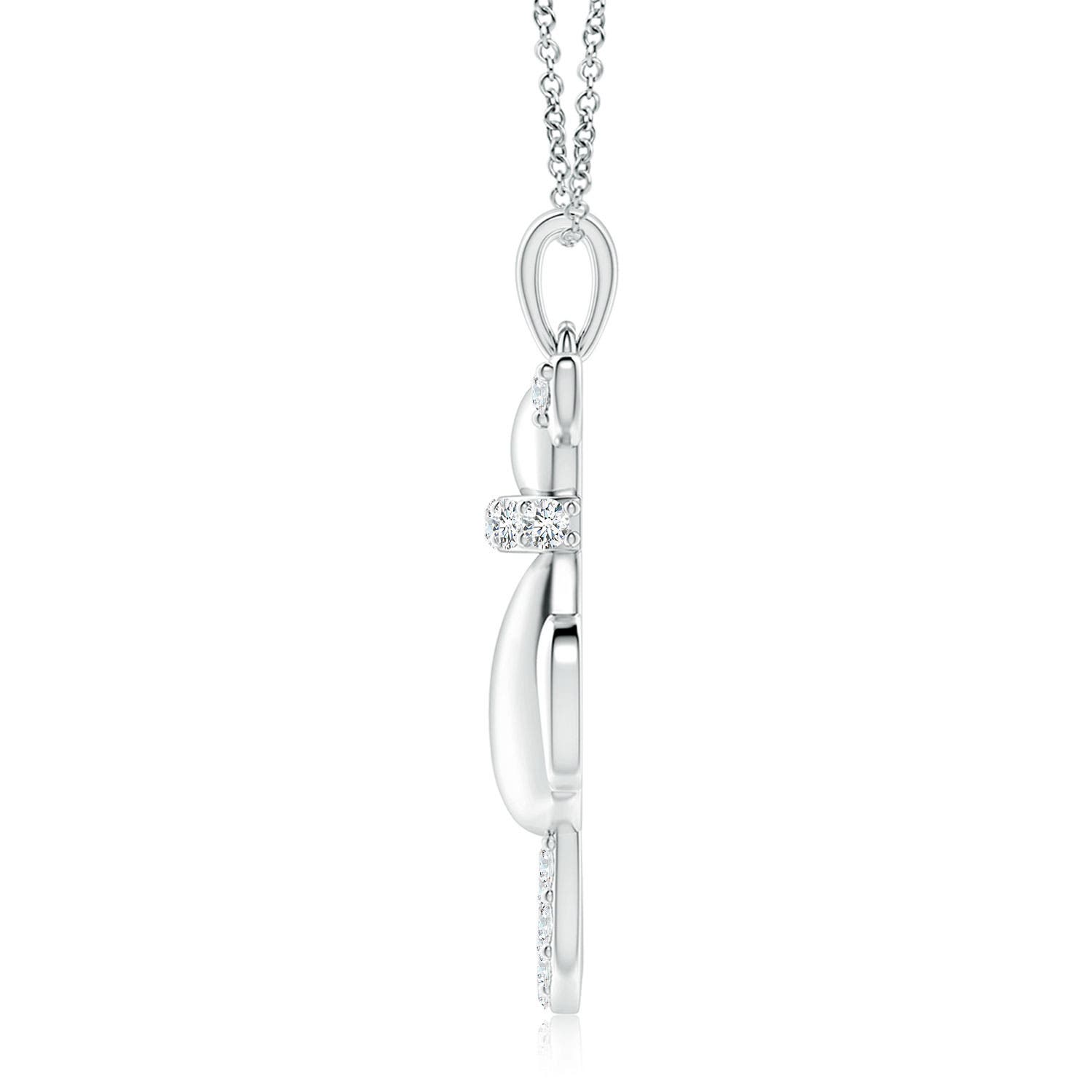 Classic Diamond Cat Pendant