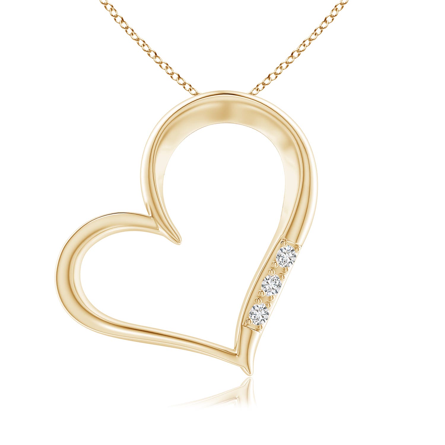 H, SI2 / 0.16 CT / 14 KT Yellow Gold