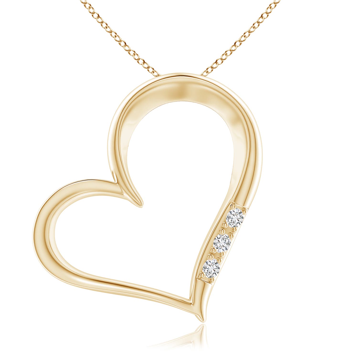 H, SI2 / 0.21 CT / 14 KT Yellow Gold