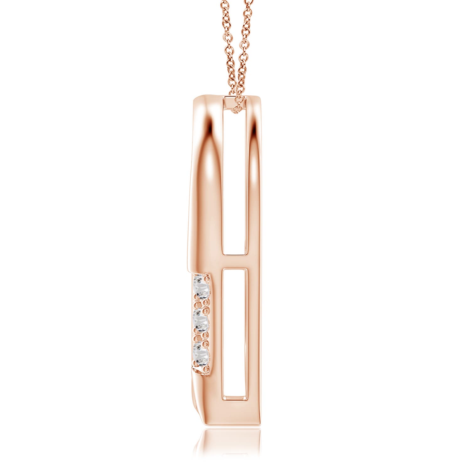 I-J, I1-I2 / 0.21 CT / 14 KT Rose Gold