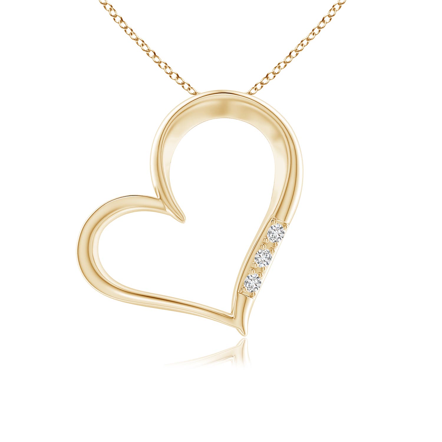 H, SI2 / 0.11 CT / 14 KT Yellow Gold