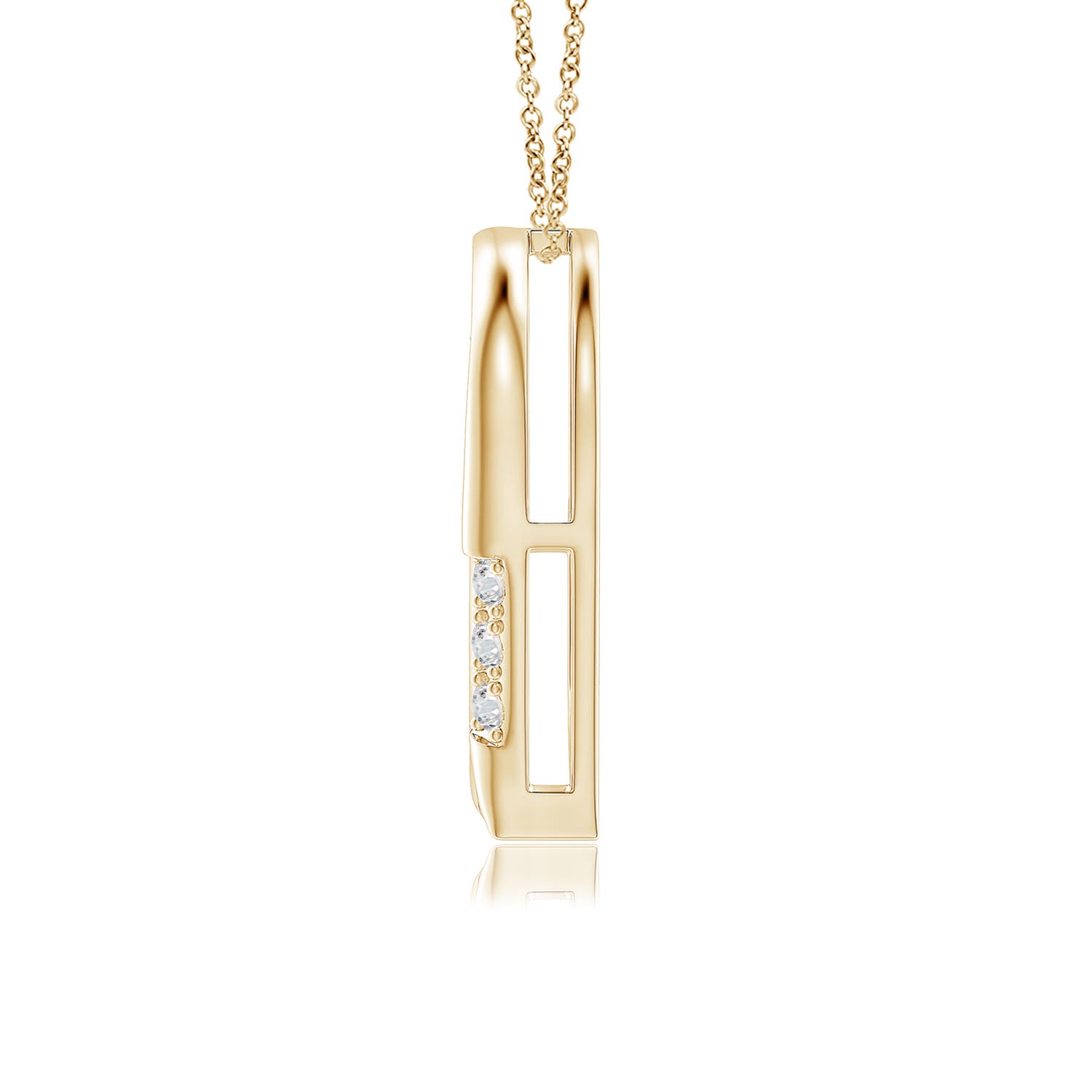 H, SI2 / 0.11 CT / 14 KT Yellow Gold